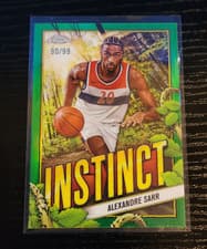 2024-25 Topps Chrome Instinct Alexandre Sarr #INS-27 card