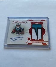 2025 Panini Flawless Rookie Patch Autographs Trevor Etienne #25 card