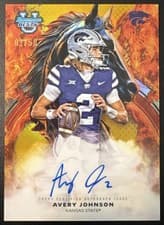 2025 Bowman University Best Workhorse Signatures Refractor Avery Johnson #WA-AJ card