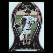 Alex Colome 2021 Panini Select 25 Man card