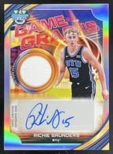 2025-26 Bowman University Best Game Graphs Richie Saunders #GG-RS card