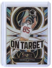 2025 Panini Select On Target George Kittle #22 card