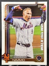 2025 Topps Walk This Way Brandon Nimmo #WTW-22 card
