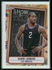 2024-25 Topps Chrome Show and Tell Kawhi Leonard #ST-4 card