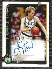 2025-26 Topps Flagship Real One Autographs Larry Bird #TFRA-LB card
