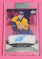2024-25 Upper Deck Clear Cut Rookie Tribute Autos Roman Josi #RA-RJ card