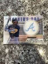 Ronald Acuna Jr. 2023 Topps Father's Day Team Patch card
