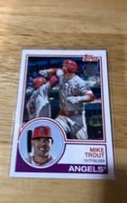 2018 Topps Update 1983 Baseball Mike Trout #83-42