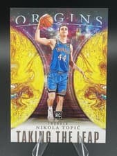 2024-25 Panini Origins Taking the Leap Set Nikola Topic #7 card