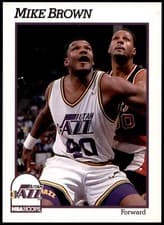 Mike Brown 1991-92 Hoops Base Set card