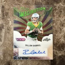 2025 Leaf Vivid Pure Imagination Autographs Dillon Gabriel #PA-DG1 card