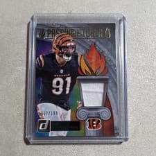 2025 Donruss Passing the Torch Jerseys Trey Hendrickson / Shemar Stewart #PTJ-CIN card