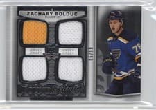 2024-25 Upper Deck The Cup Foundations Quad Jersey Zachary Bolduc #F-ZB card