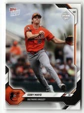 2026 Topps Now Road to Opening Day Base Set Coby Mayo #OD-4 card