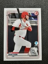 Alec Burleson 2020 Bowman Draft 1st Edition card