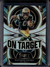2025 Panini Select On Target Matthew Golden #1 card