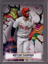 2025 Finest Smashing Through Bryce Harper #S-19 card