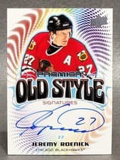 2024-25 Upper Deck Premier Old Style Signatures Jeremy Roenick #OS-JR card