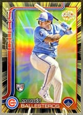 2025 Topps Chrome Update Radiating Rookies Moisés Ballesteros #RR-39 card