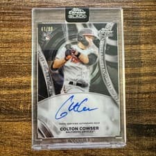 2024 Topps Chrome Black Super Futures Autographs Colton Cowser #SFA-CCO card