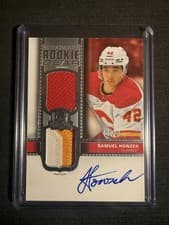 Samuel Honzek 2024-25 Upper Deck The Cup Autographed Rookie Gear card