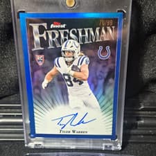 2025 Finest Finest Freshman Autographs Tyler Warren #FFA-TW card