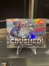 Adolis García 2024 Topps Chrome Update Crushed! card