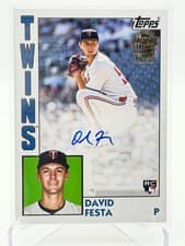 2025 Topps Archives Fan Favorite Autographs 1984 David Festa #84FFA-DF card