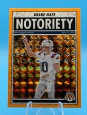 2025 Panini Mosaic Notoriety Drake Maye #3 card