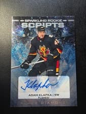 2024-25 Upper Deck Black Diamond Sparkling Rookie Scripts Adam Klapka #SRS-AK card
