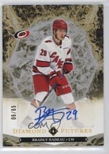 2024-25 Upper Deck Black Diamond Diamond Futures Autograph Parallel Bradly Nadeau #BDF-BN card
