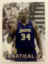 Shaquille O'Neal 2025 Topps Chrome Fanatical card