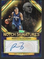 2025-26 Topps Topps Notch Signatures Paolo Banchero #TNS-PB card