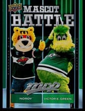 2025-26 Upper Deck MVP Mascot Battle Nordy/Victor E. Green #MB-8