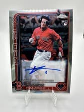 2025 Topps Chrome Rookie Autographs Kristian Campbell #RA-KC card