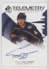 2024-25 SP Authentic Telemetry Autographs Cole Sillinger #T-CS card