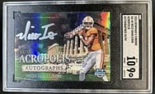 2024 Bowman University Chrome Acropolis Autographs Set Nico Iamaleava #AA-NI card