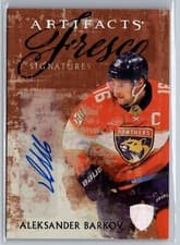2024-25 Upper Deck Artifacts Fresco Signatures Aleksander Barkov #FS-AB card