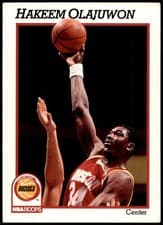 Hakeem Olajuwon 1991-92 Hoops Base Set card