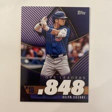 2025 Topps OPS Leaders Seiya Suzuki #OPS-18 card