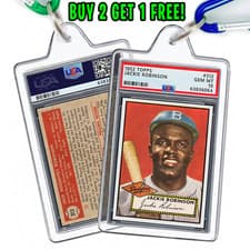 Jackie Robinson 1952 Topps card