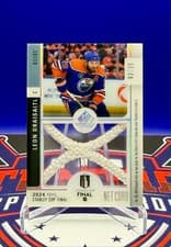 2024-25 SP Game Used 2024 Stanley Cup Finals Net Cord Relics Leon Draisaitl #SCN-LD card