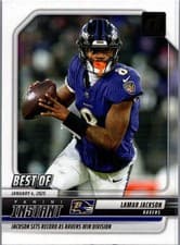 2025 Donruss Best of Instant Lamar Jackson #INS-LIN card
