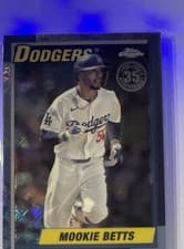 2025 Topps Chrome Logofractor Edition 1990 Topps Mookie Betts #90CB-8 card