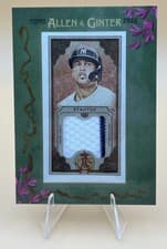 2025 Topps Allen & Ginter Allen & Ginter Mini Framed Relics Giancarlo Stanton #MFR-GS card