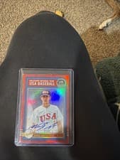 2025 Panini Stars & Stripes USA Baseball Throwback Signatures Nomar Garciaparra #AS-NG