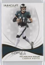 Carson Wentz 2019 Panini Immaculate Collection card