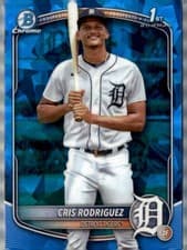 2025 Bowman Chrome Prospects Cris Rodriguez #BCP-250 card