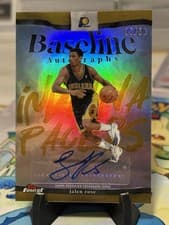 2025-26 Finest Baseline Autographs Jalen Rose #BA-JE card