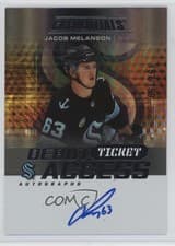 2025-26 Upper Deck Credentials Debut Ticket Access Autographs Jacob Melanson #DTA-JM card
